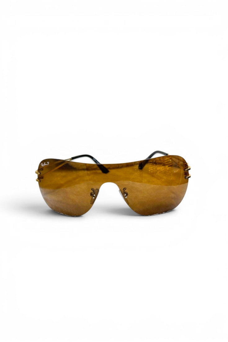 Rimless Shield Sunglasses