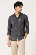 Tussar Cotton Embroidery Shirts