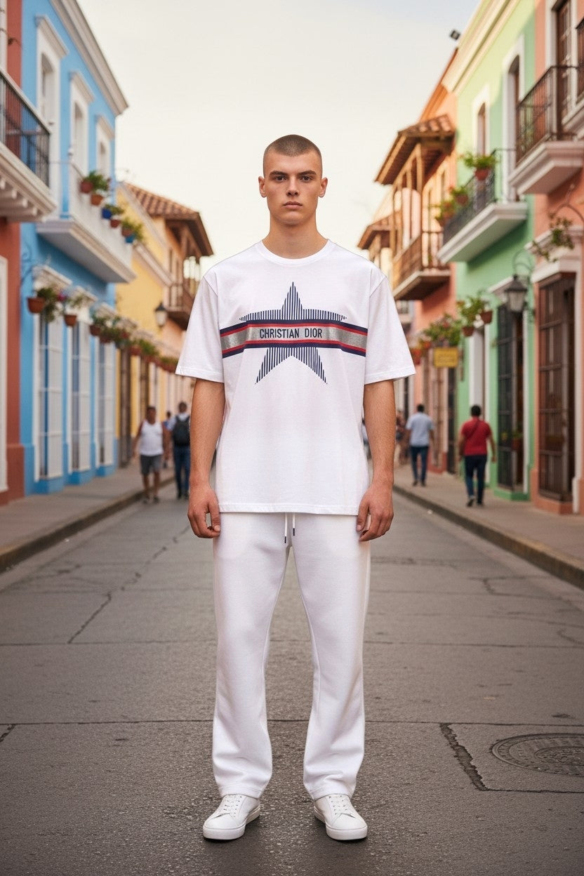 Round-Neck Cotton T-Shirts