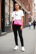 Pink Baroque Chain Tote