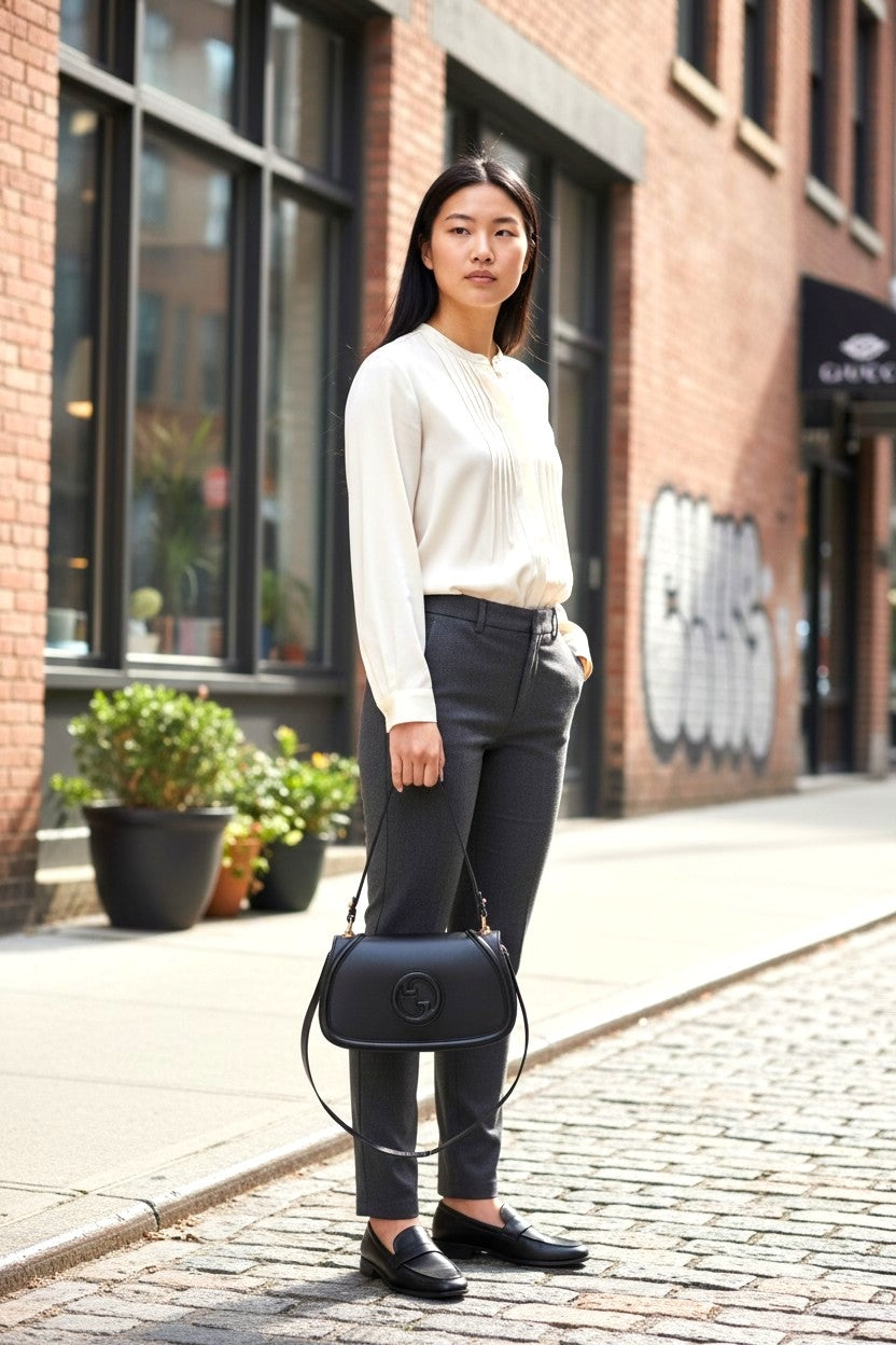 Eclipse Emblem Shoulder Bag