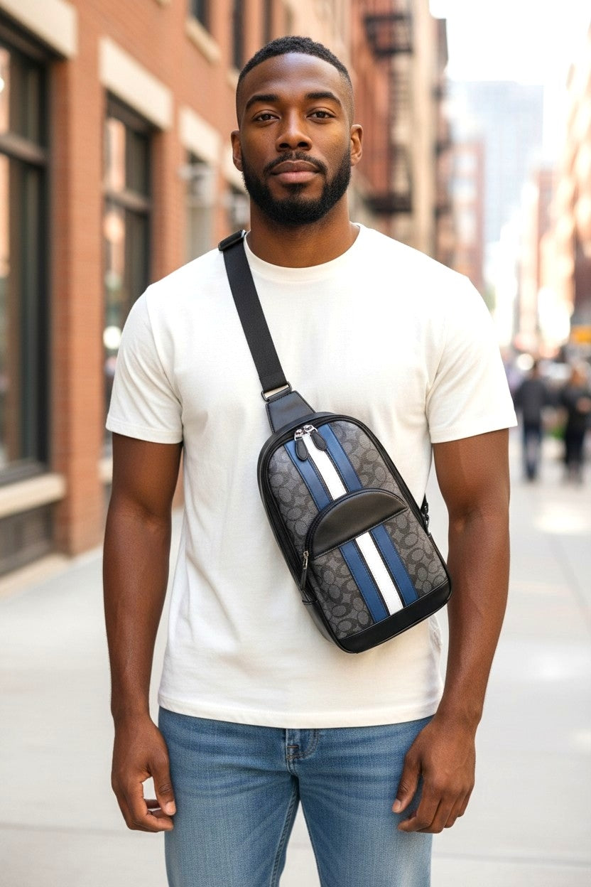 Signature Monogram Crossbody Sling-bag