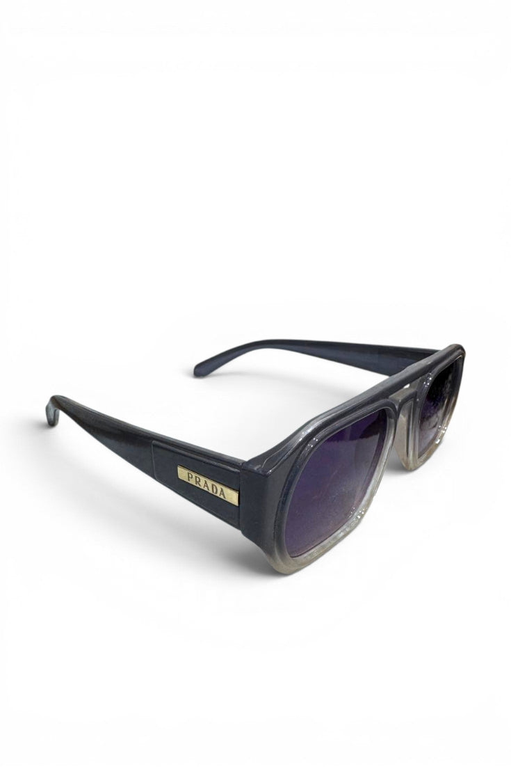 Geometric Aviator Sunglasses