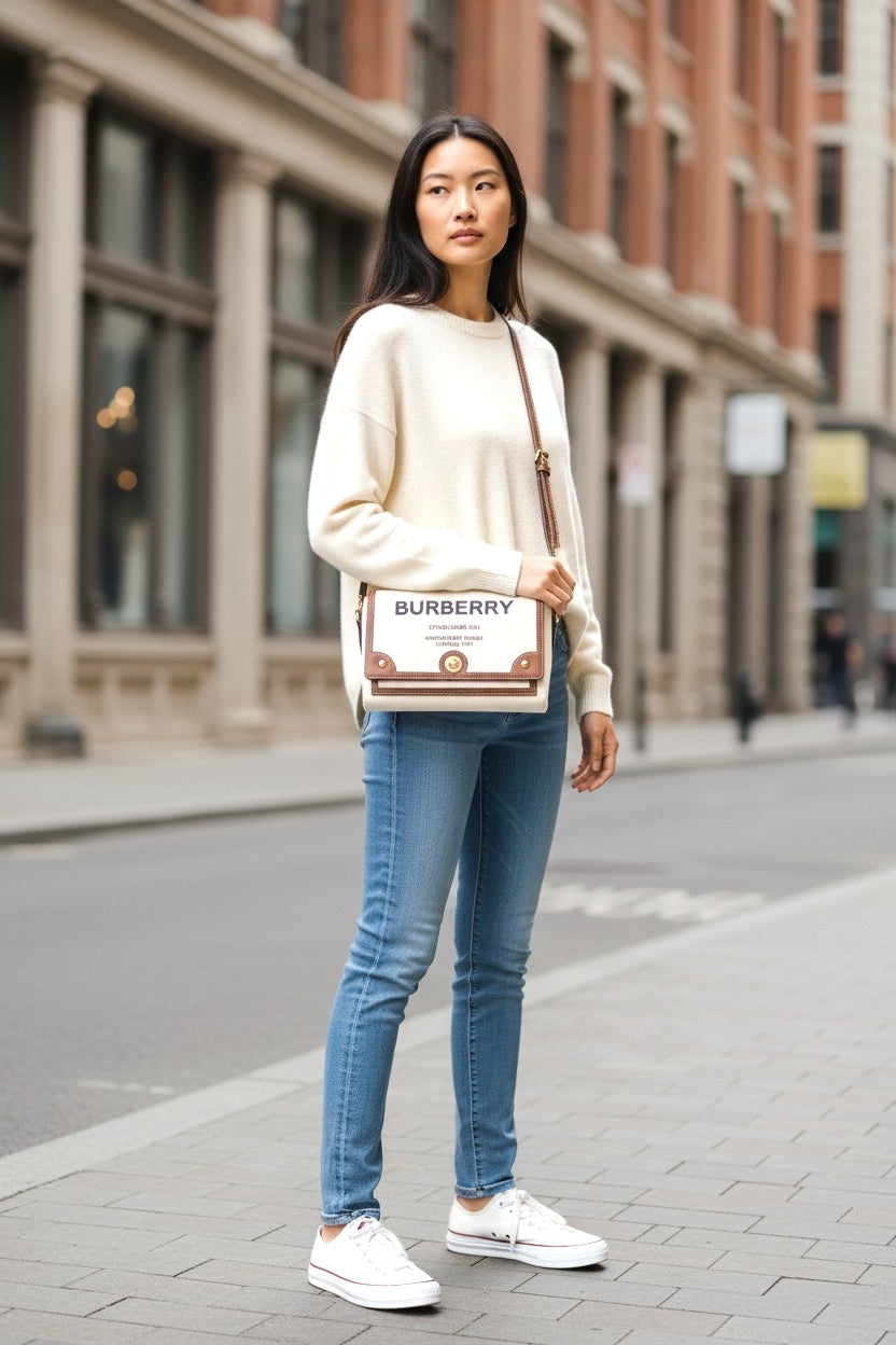 Canvas Signature Crossbody
