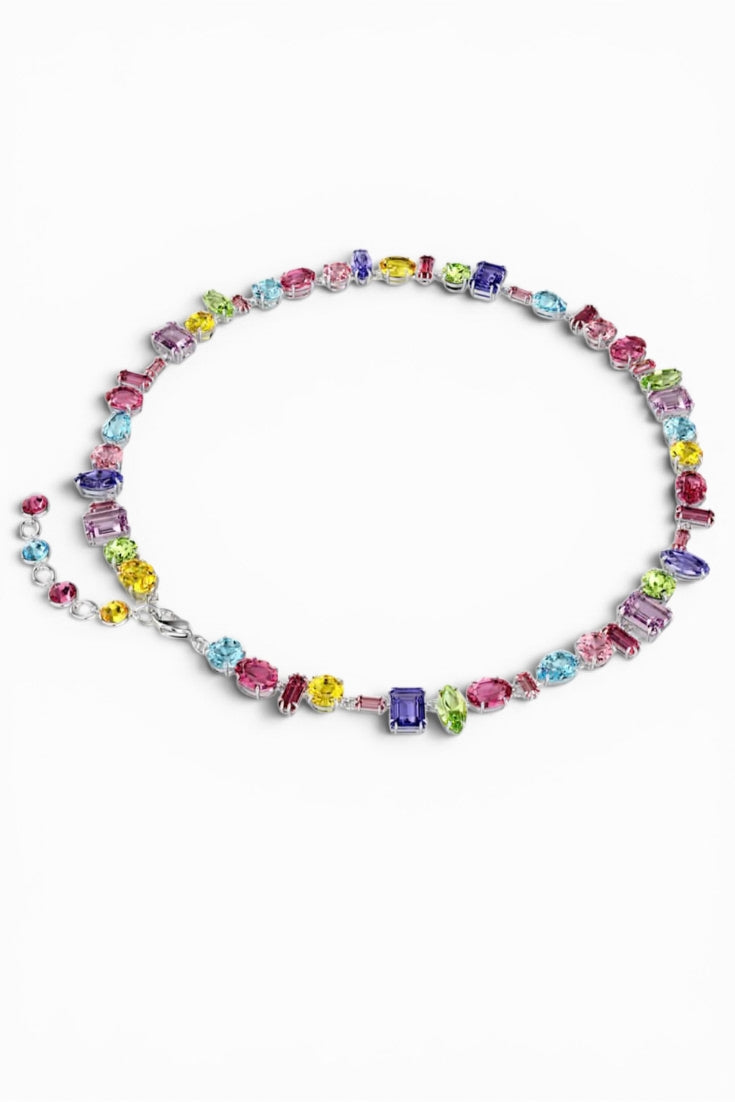 Luxury Rainbow Gem Necklace