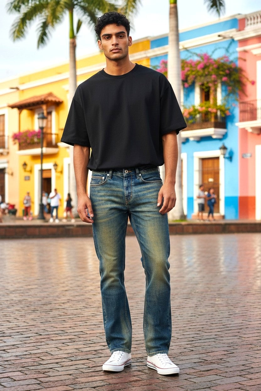 Relaxed Fit Denim Jeans