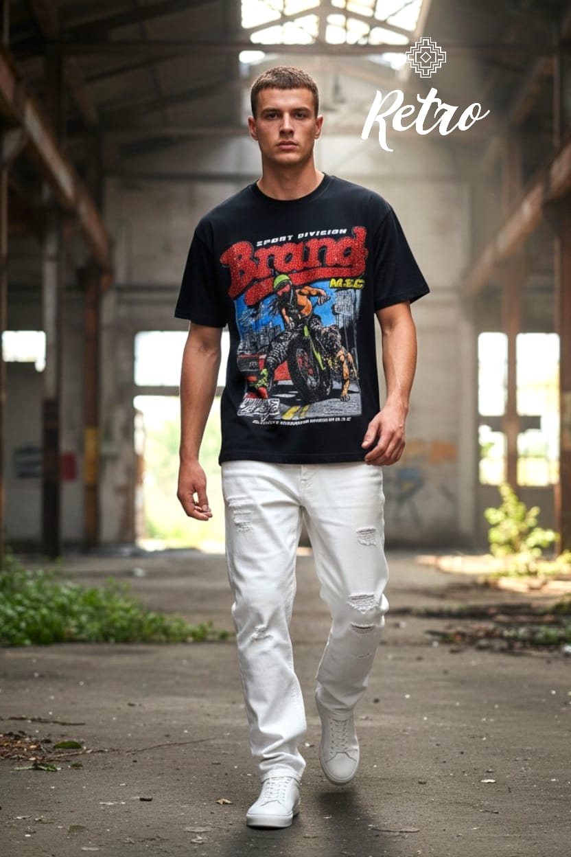 Studded Graphic T-shirts