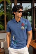 Printed Collar T-shirts