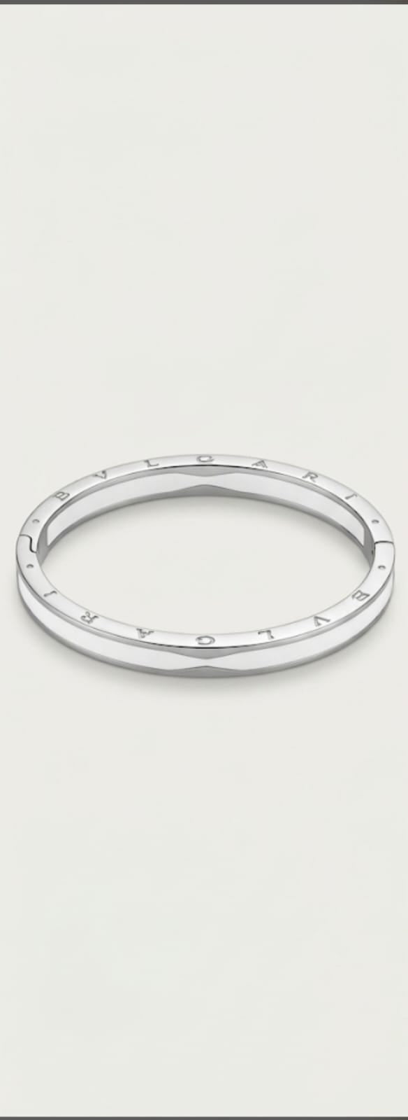 luxury-inspired silver bangle