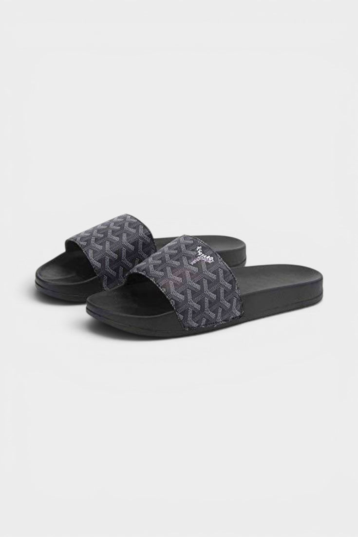 Monogram Slides (Black)