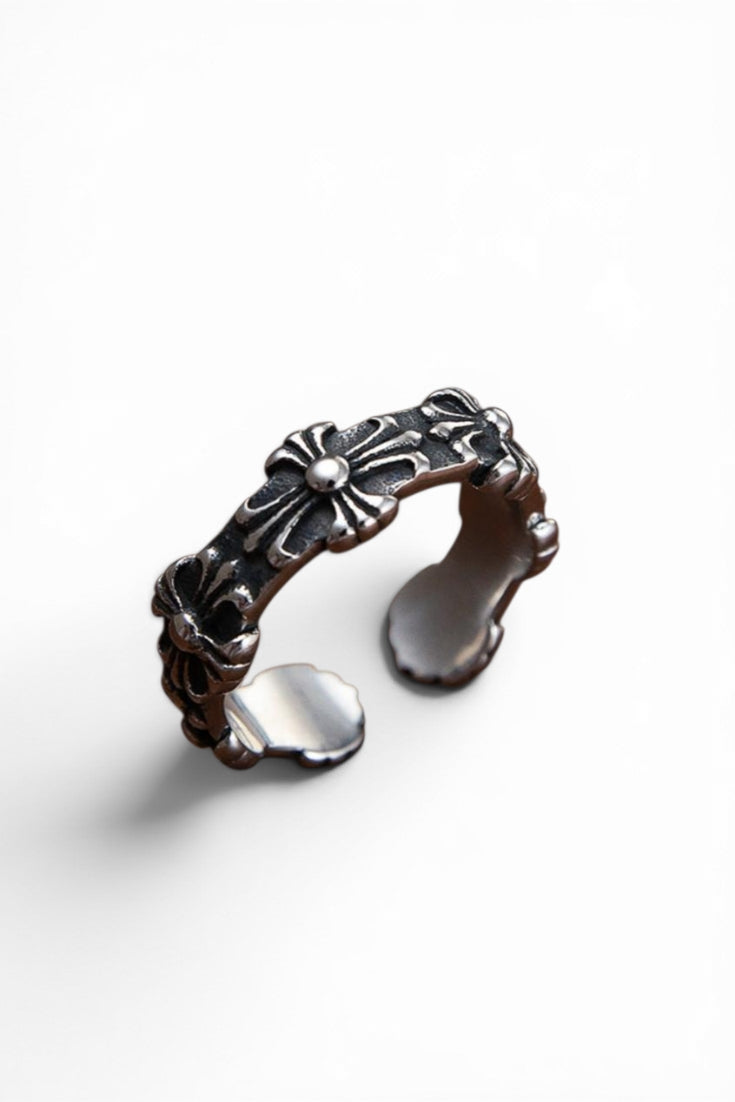 Vintage Cross Open Ring