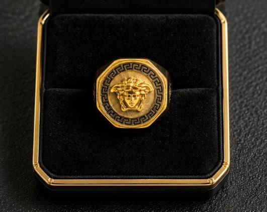 Luxury Medusa-Inspired Ring