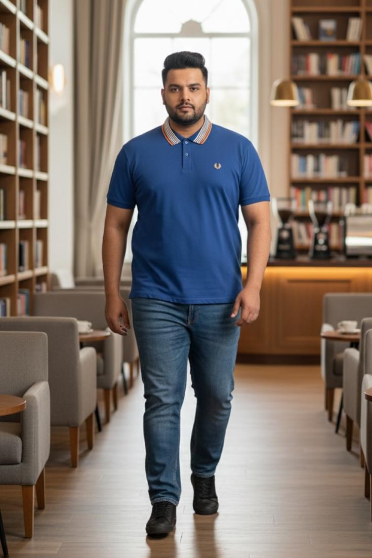 Polo T-shirt - Blue